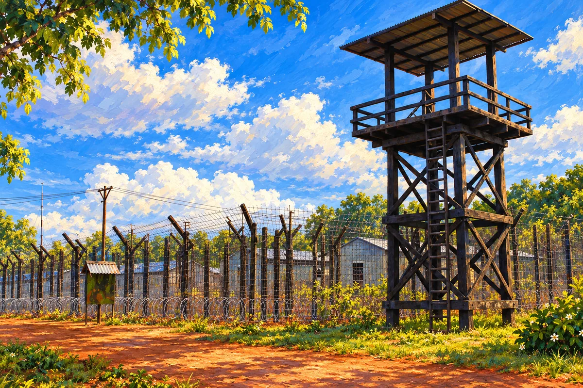 Watchtower at the prison museum
