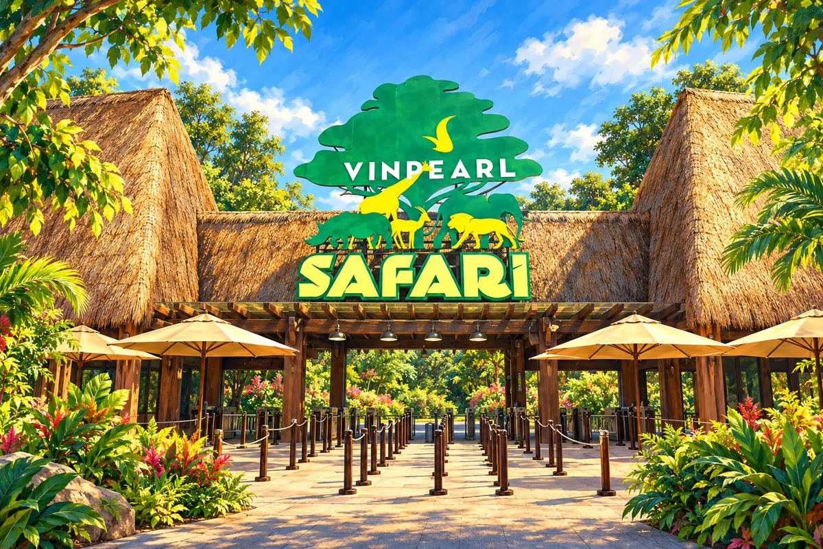 Entrance to Vinpearl Safari Phú Quốc