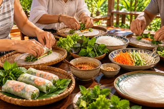 Illustration: Preparing Vietnamese dishes