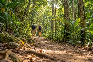 Illustration: A walk through tropical forest
