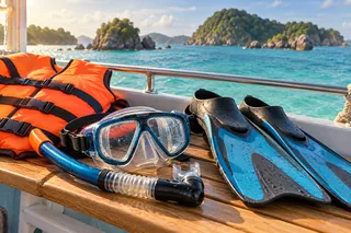 Illustration: Snorkelling equipment